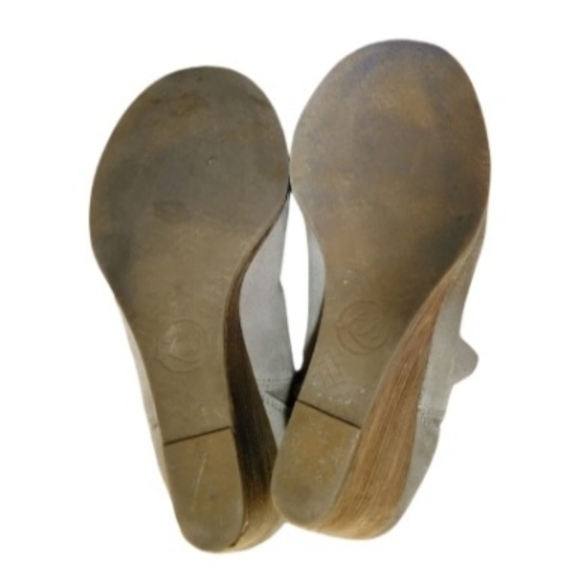 LUCKY BRAND YABBA Wedge Ankle Bootie Tan Size 10 - Picture 9 of 9